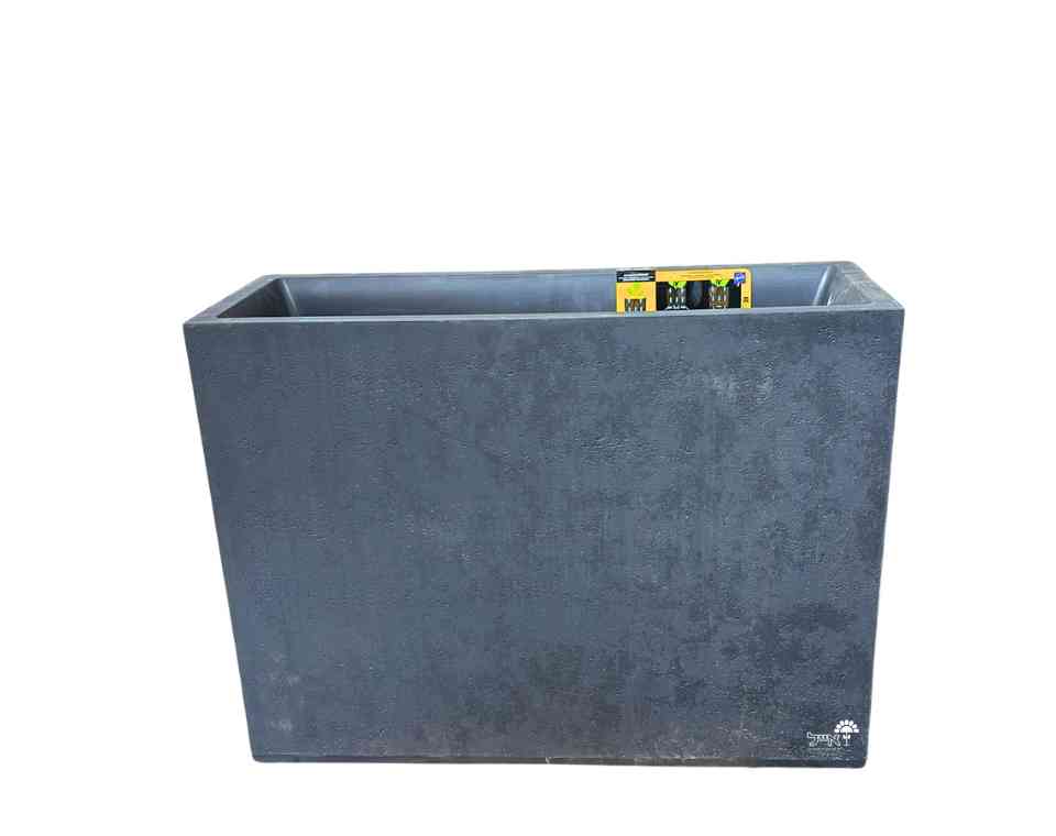 אדנית דמוי בטון | מידות 29.5X78.5X60 | אפור כהה