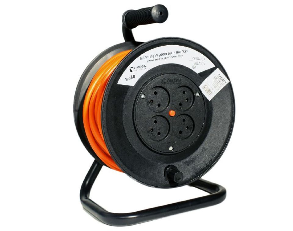 תוף מתח | 25 מטר | 4 שקעים | 3X2.5