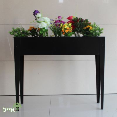 אדנית מתכת לגידול צמחים | דגם 1902 | 98X82 | שחור