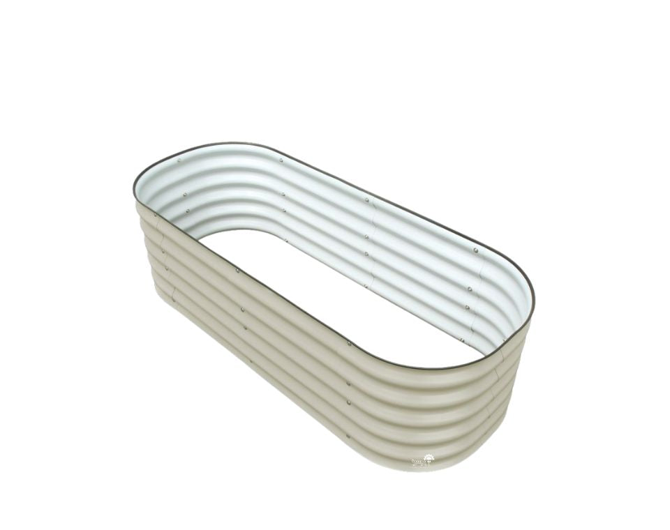 אדנית מתכת מוגבהת מודולרית | 2 מידות שונות להרכבה | גובה 43 ס"מ | קרם