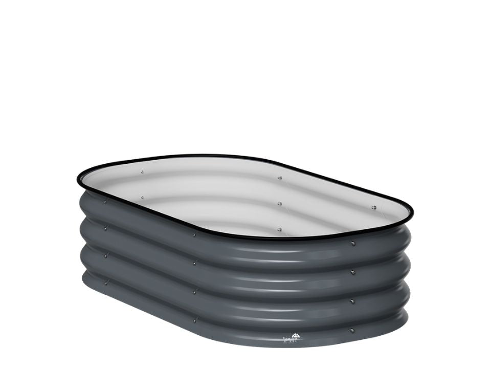 אדנית מתכת מוגבהת | 105x60x28 ס"מ | אפור