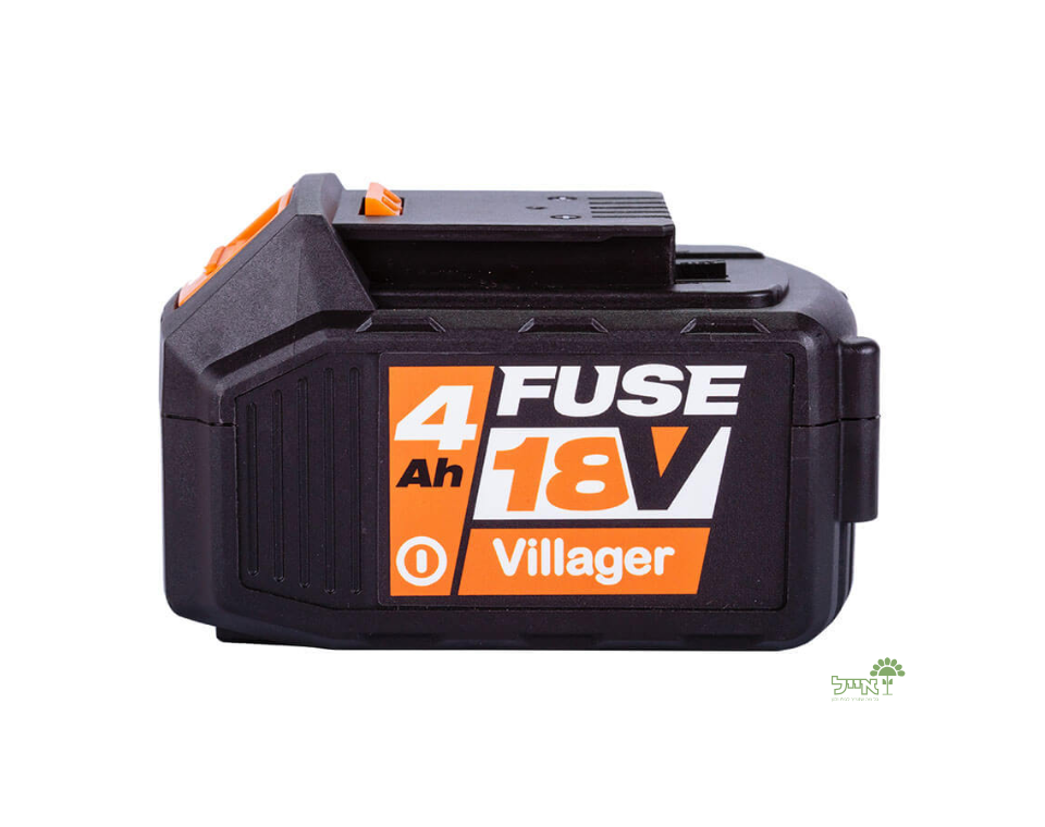 סוללה נטענת | 18V | קיבולת 4AH | Villager | FUSE 18V