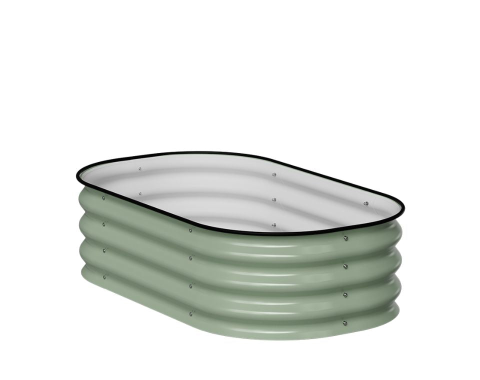 אדנית מתכת מוגבהת | 105x60x28 ס"מ | ירוק