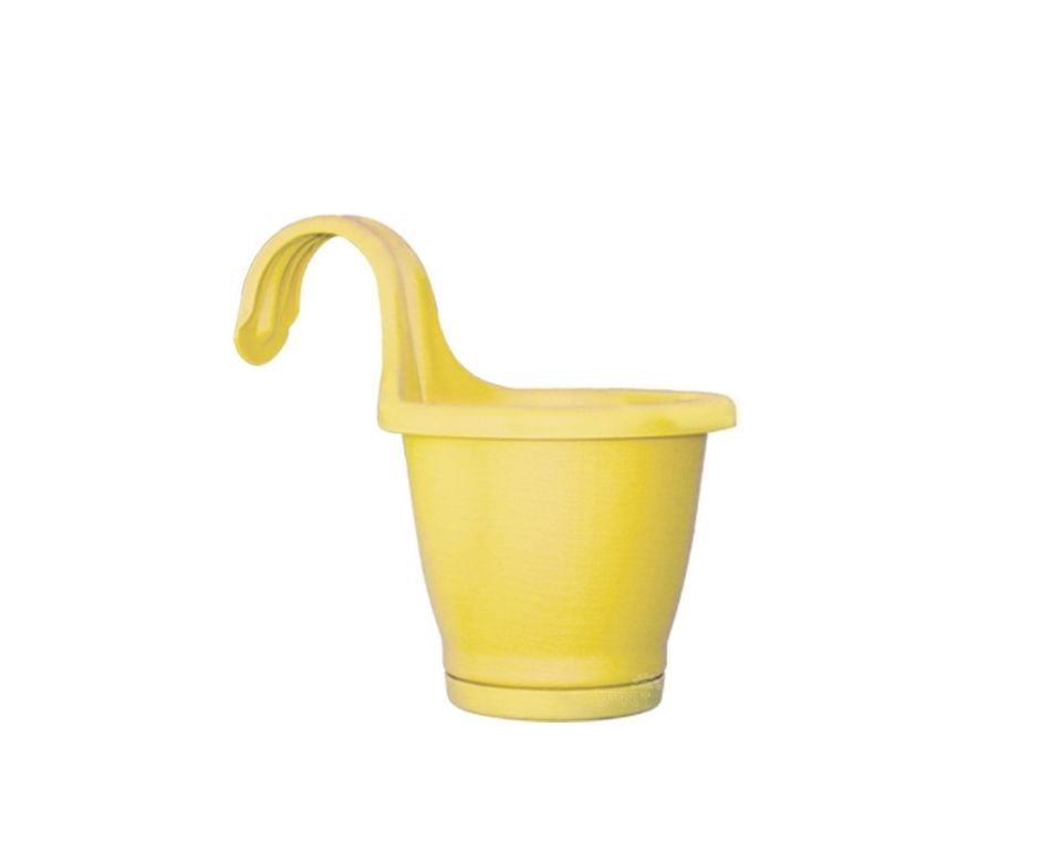 אדנית מעקה | צהוב בננה | 19 ס״מ