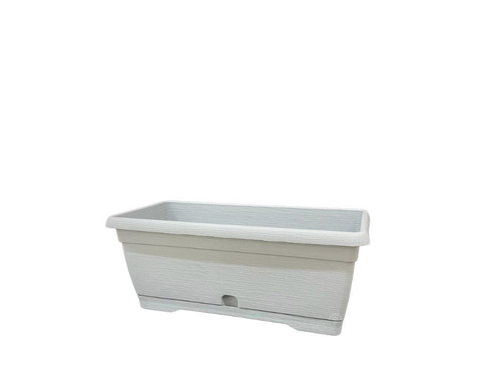 אדנית צבר | אפור בהיר | 25 ס״מ