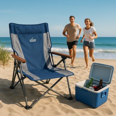 כיסא ים מתקפל | 4 מצבי ישיבה | 105X20X25