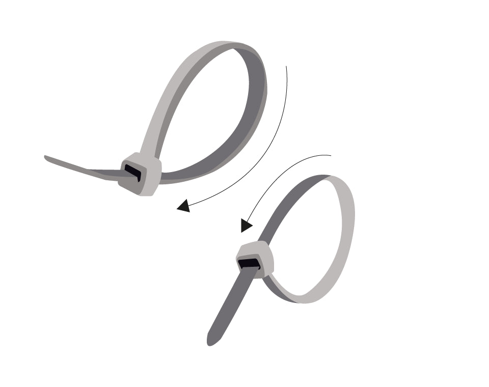 מארז אזיקונים לבנים | 150/3.6 m"m