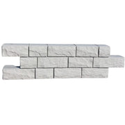 קיר ישר | TERRACE-IT מערכת DIY מודולרית לעיצוב ותיחום | 120x33 ס״מ | פוליאתילן דמוי אבן