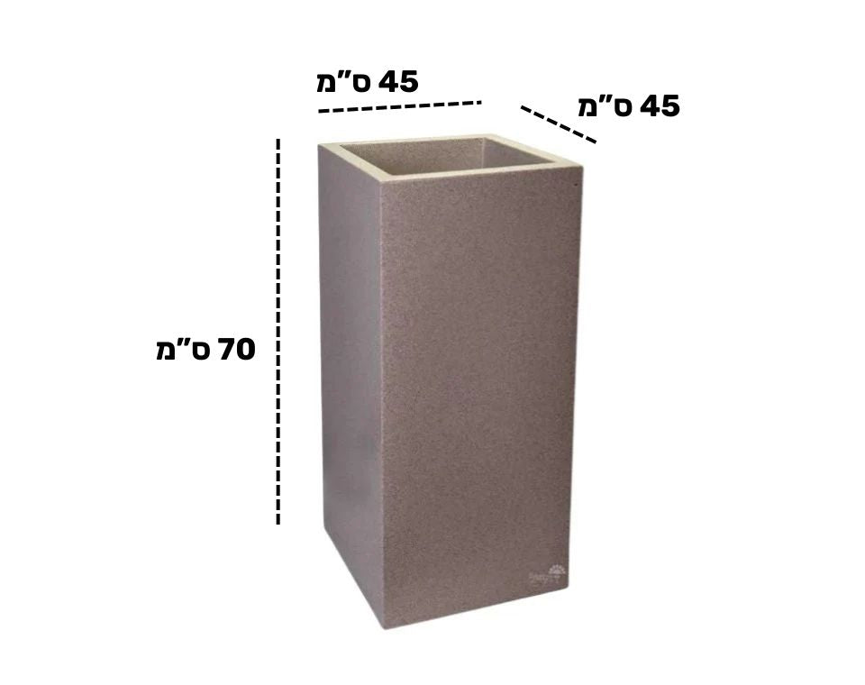 כד רוטו גבוה | גרניט | 70X45X45