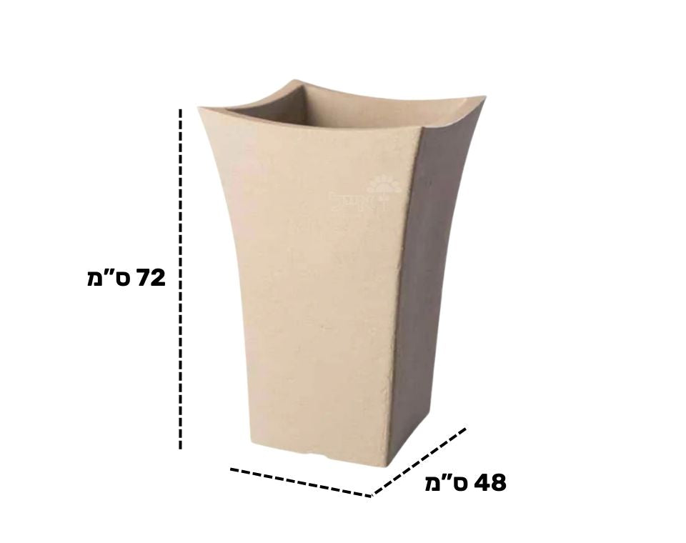 כד רויאל קוני | גובה הכד 72 ס"מ רוחב 48 ס"מ | חול