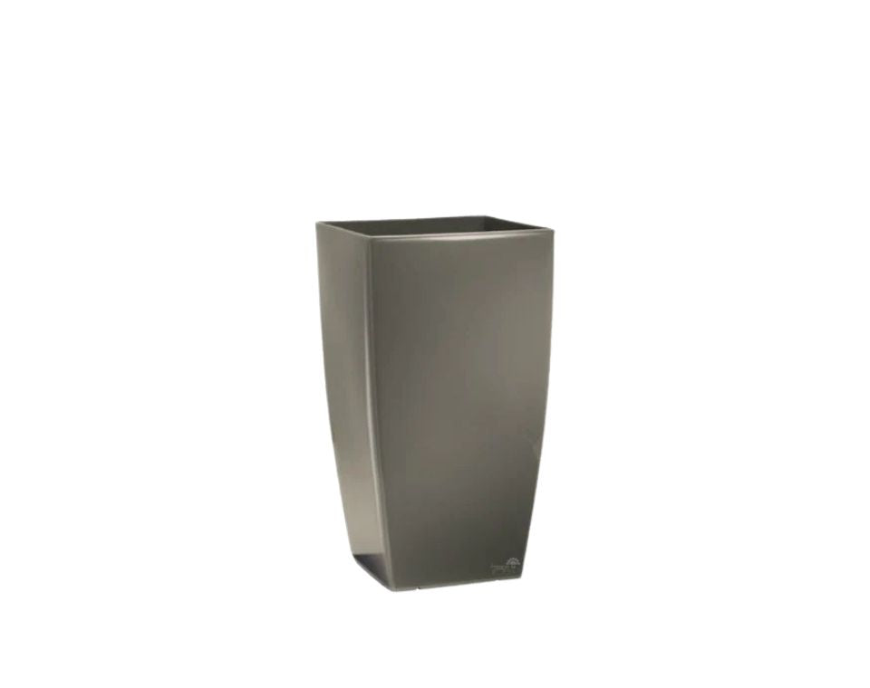 כד טטרה מבריק | 36X36 ס''מ | גובה 66 ס''מ | אפור משי