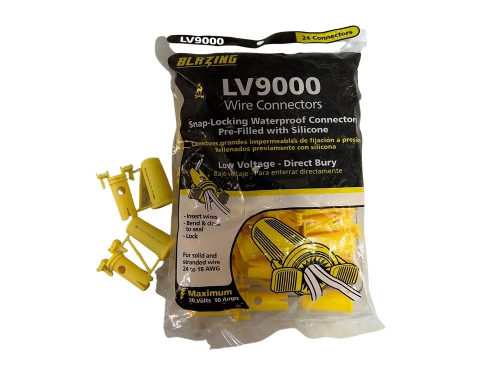 מחבר (מהדק) סיליקון | סט 24 יח' | LV9000 YELLOW