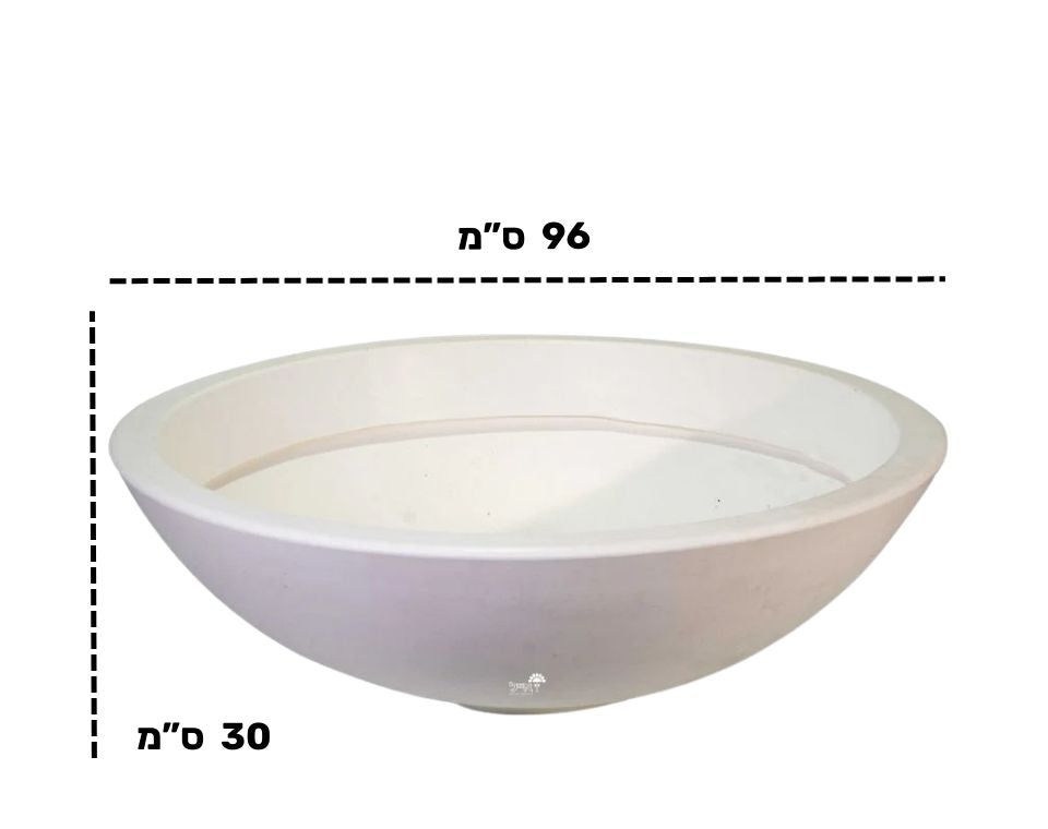 קערת עדן | 96X30 | לבן