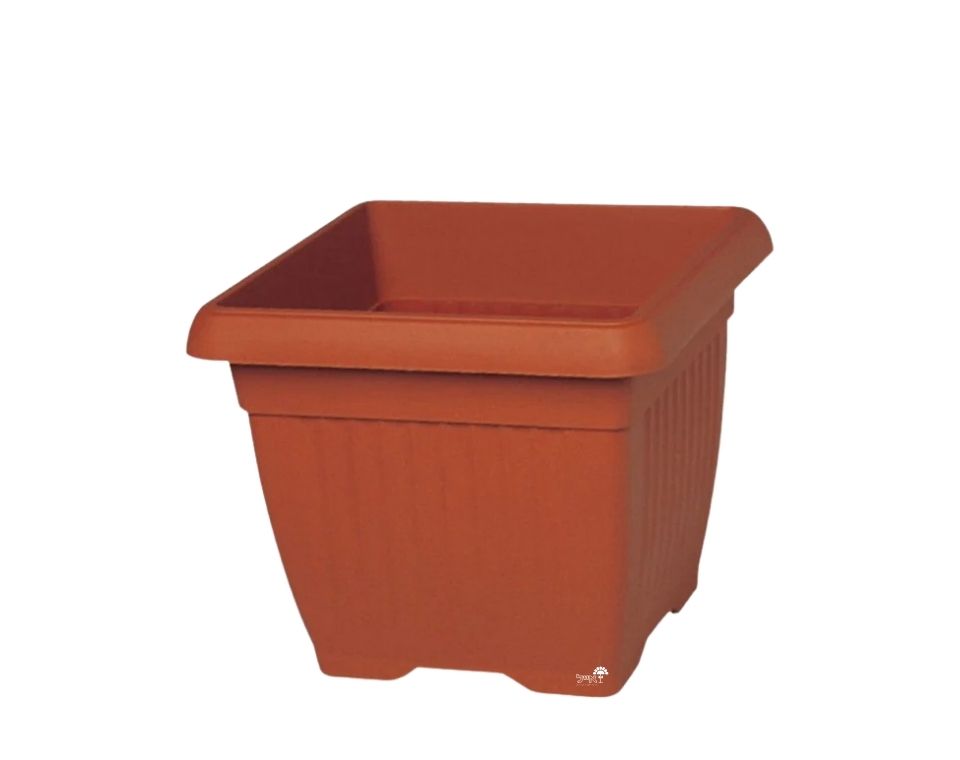 עציץ מרובע דמוי חרס | 30 ליטר | 40X33 | טרקוטה