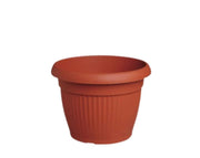 עציץ דמוי חרס פסים | טרקוטה | קוטר 25 ס"מ | 5.5 ליטר