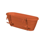 אדנית מעקה עדן | 50 ס״מ | בעלת תחתית אינטגרלית | טרקוטה