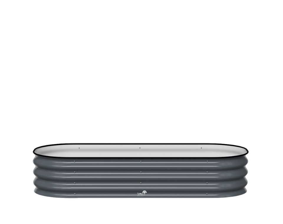 אדנית מתכת מוגבהת מודולרית | 2 מידות שונות להרכבה | אפור | גובה 28 ס"מ