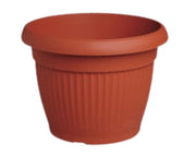 עציץ דמוי חרס פסים | טרקוטה | קוטר 30 ס"מ