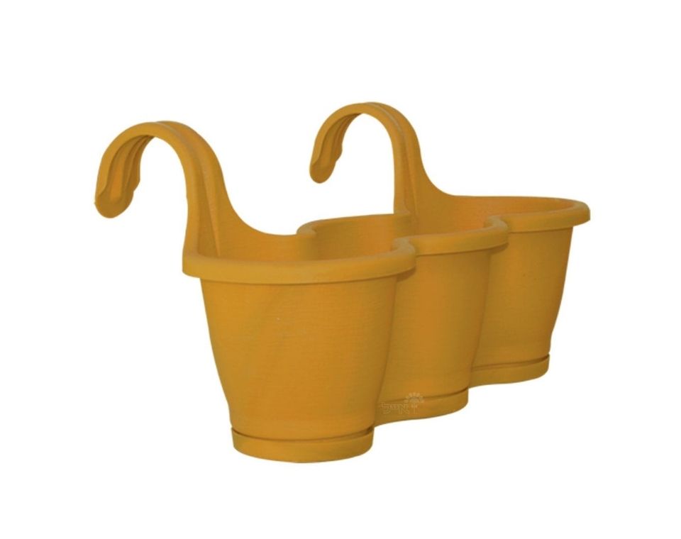 אדנית מעקה שלישיה | חרדל | אורך 53 ס״מ