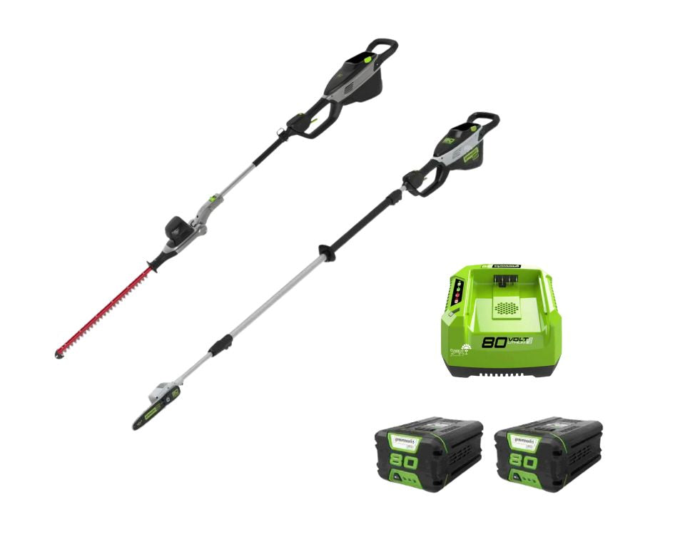 דיל קומבי גובה PRO | מגזמה + מסור + 2 סוללות ומטען