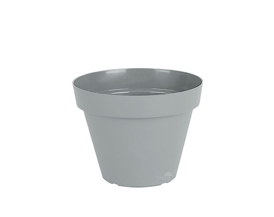 עציץ אביב | אפור בהיר | קוטר 16 ס"מ