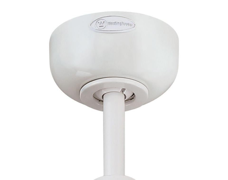 מאוורר תקרה דקורטיבי 52" | דגם Pierre לבן/עץ | כולל גוף תאורה מובנה