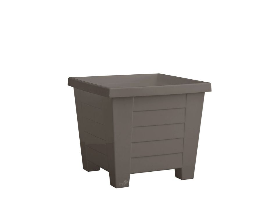 עציץ כנען ריבועי | חאקי | 15X15