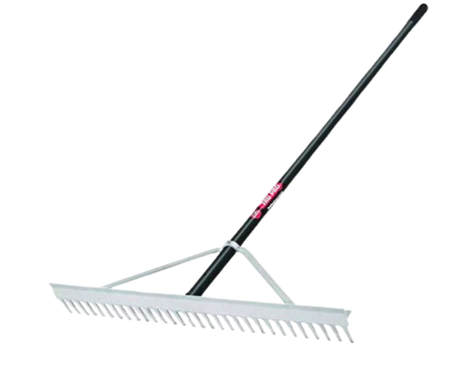 מגרפת אלומיניום לדשא סינטטי | אורך כללי 167.7 ס"מ