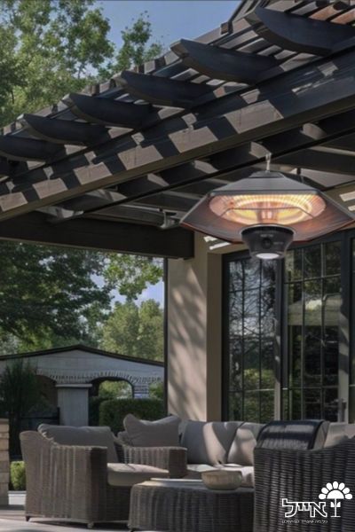 פטריית חימום תלויה roma + שלט | 2000W | שלושה מצבים