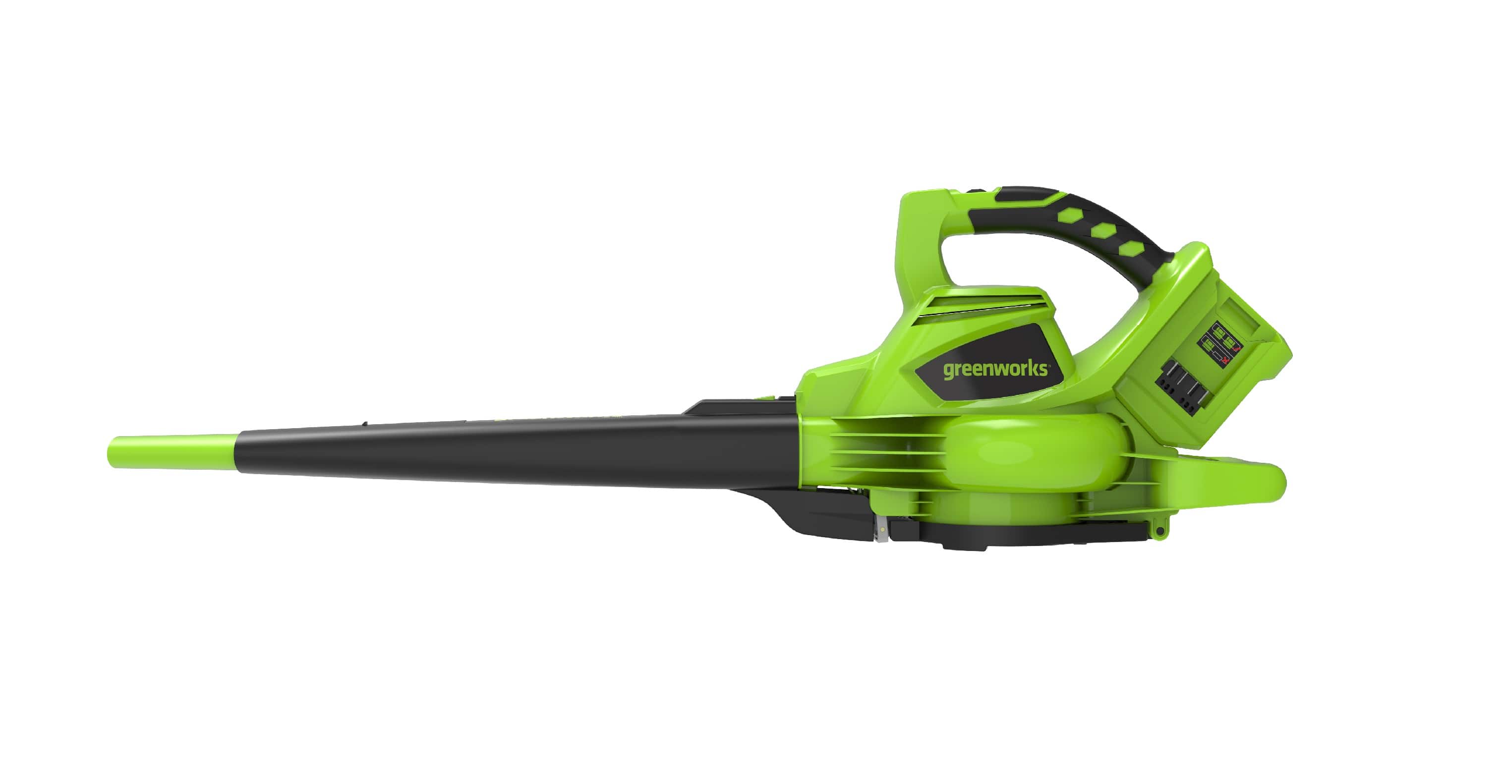 מפוח/שואב עלים (2X24V) 48V BL | שק איסוף 45 ליטר | גוף בלבד