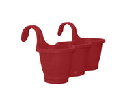 אדנית מעקה שלישיה | בורדו | אורך 53 ס״מ