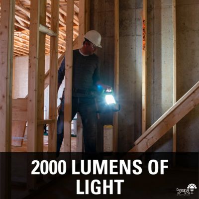 פנס מתכוונן | 2000 לומן | 24V | כולל סוללה 2Ah ומטען מיקרו