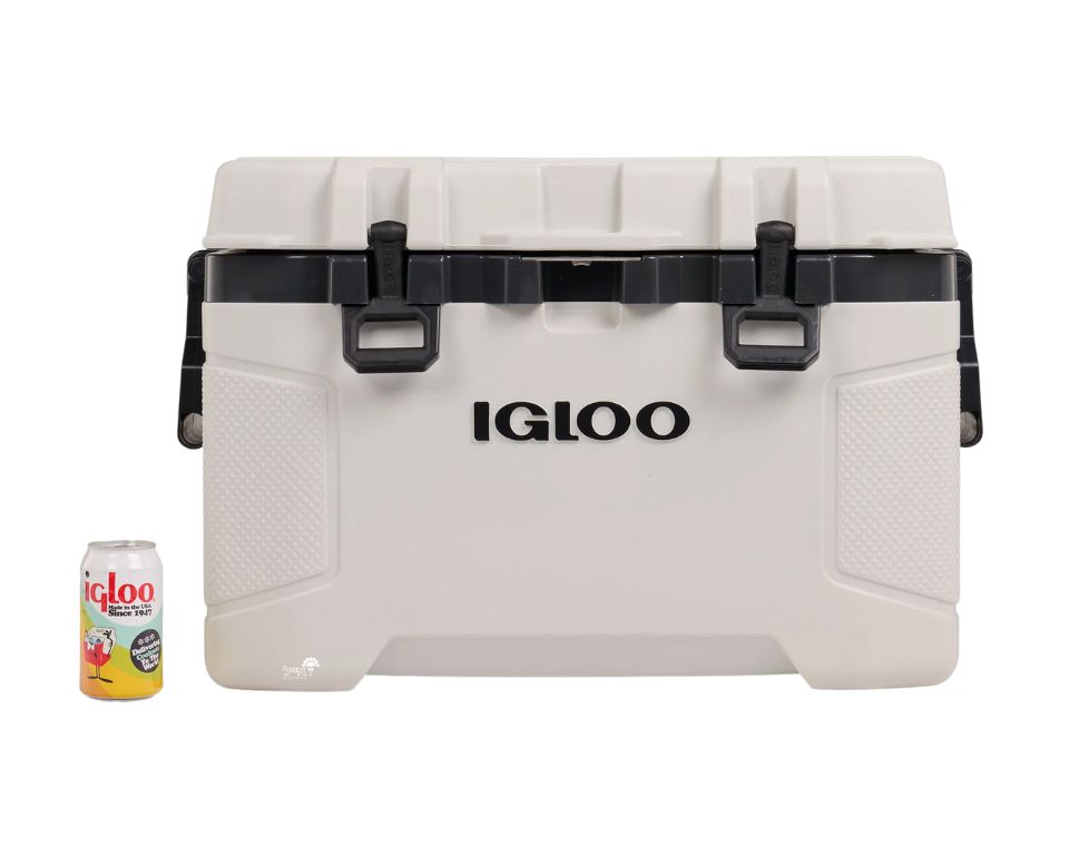 צידנית קשיחה איכותית עם גלגלים | 49 ליטר | בז'