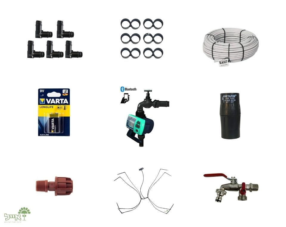 ערכת השקיה למרפסת גדולה