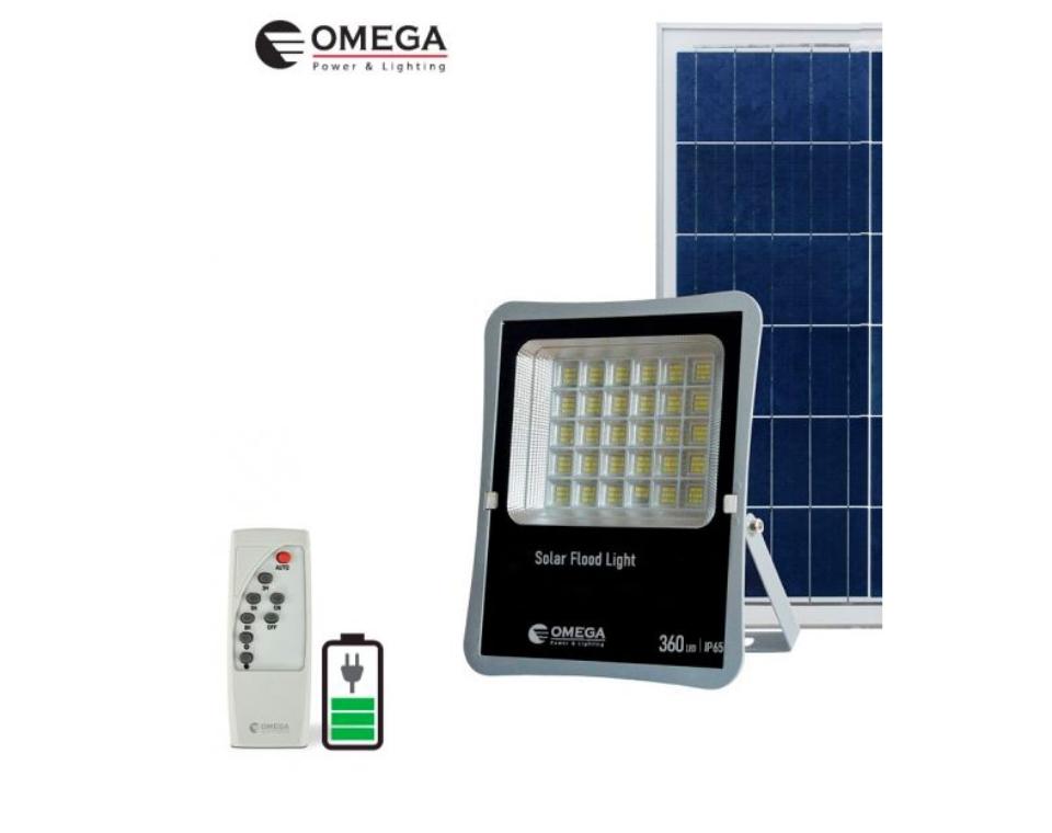 פנס הצפה סולארי נטען | דגם 192 LED