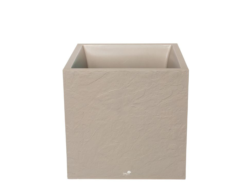 אדנית דמוי אבן | מידות 39.5X39.5X39.5 | בז' של EDA