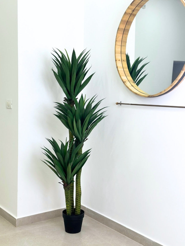 עץ מלאכותי יוקה | גובה 160 ס"מ