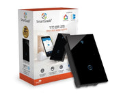 מפסק חכם לדוד מלבני | התקנה תחת הטיח | שחור