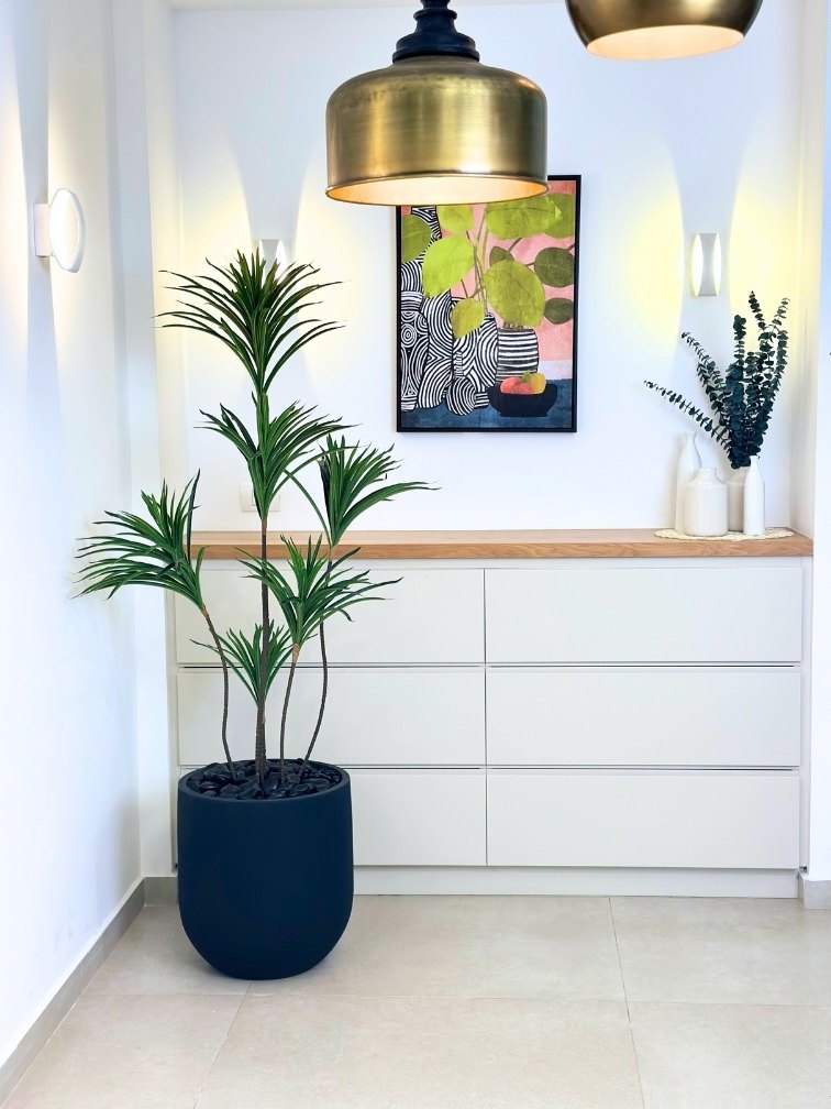 עץ מלאכותי יוקה | כס אגס בינוני | גובה 1.80 מטר