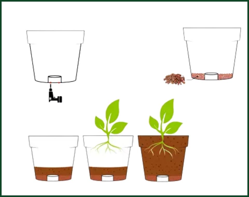 מיכל שתילה TUSCAN | קוטר 100 ס"מ | 356 ליטר | אפור