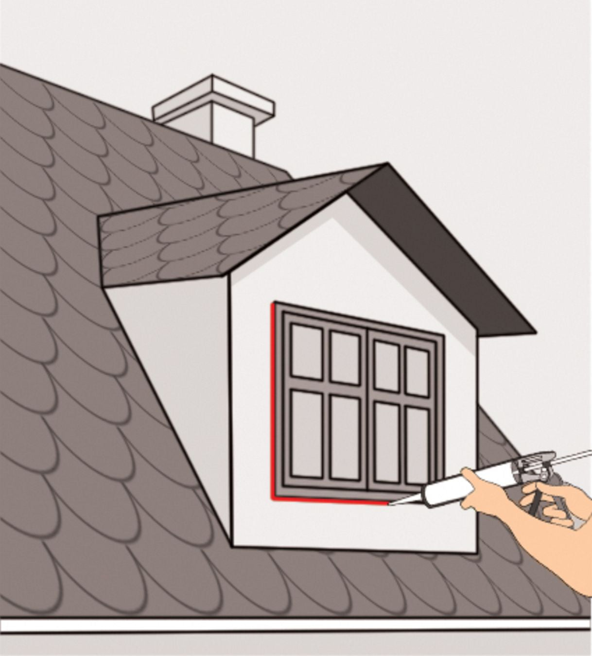 מסטיק אקרילי | שימוש כללי | תרמיל לאקדח סיליקון