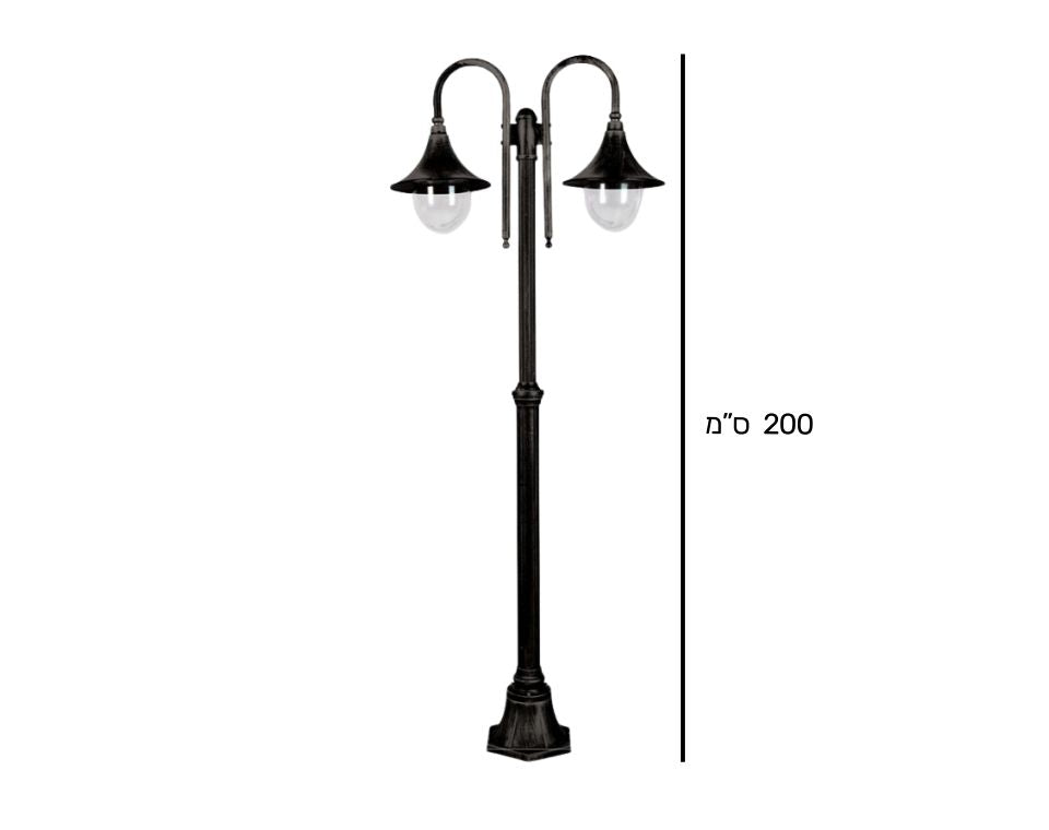 גוף תאורה דייגים כפול | 2 ראשי תאורה