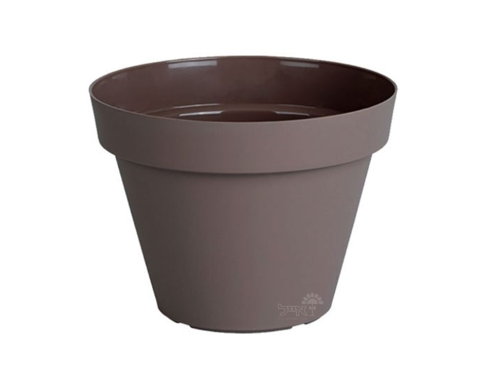 עציץ אביב | חאקי | קוטר 25 ס"מ