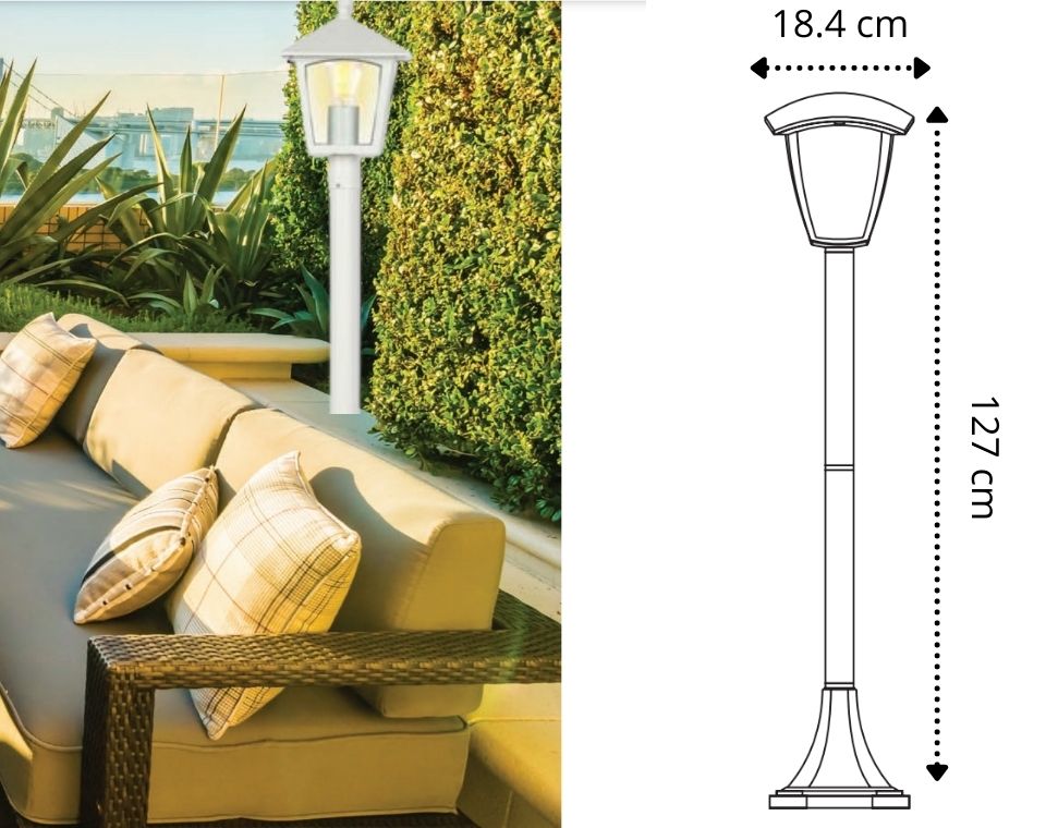 עמוד תאורה | בולארד דגם CLASSIC MARGARITA