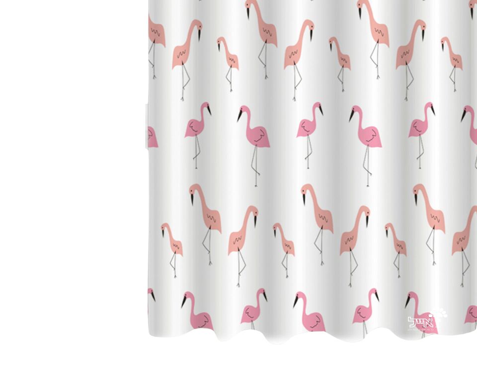וילון אמבטיה פלמינגו | מידות 180X180