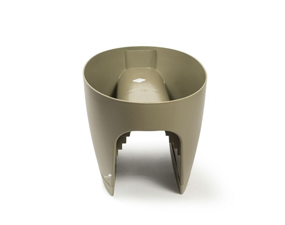 אדנית מעקה | דגם גרינבו | חאקי | 60 ס״מ