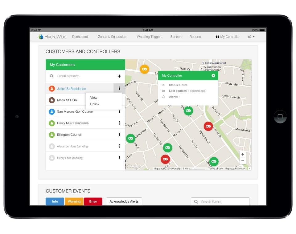 בקר מחשב השקיה | 6 פתיחות AC | חיבור WI-FI