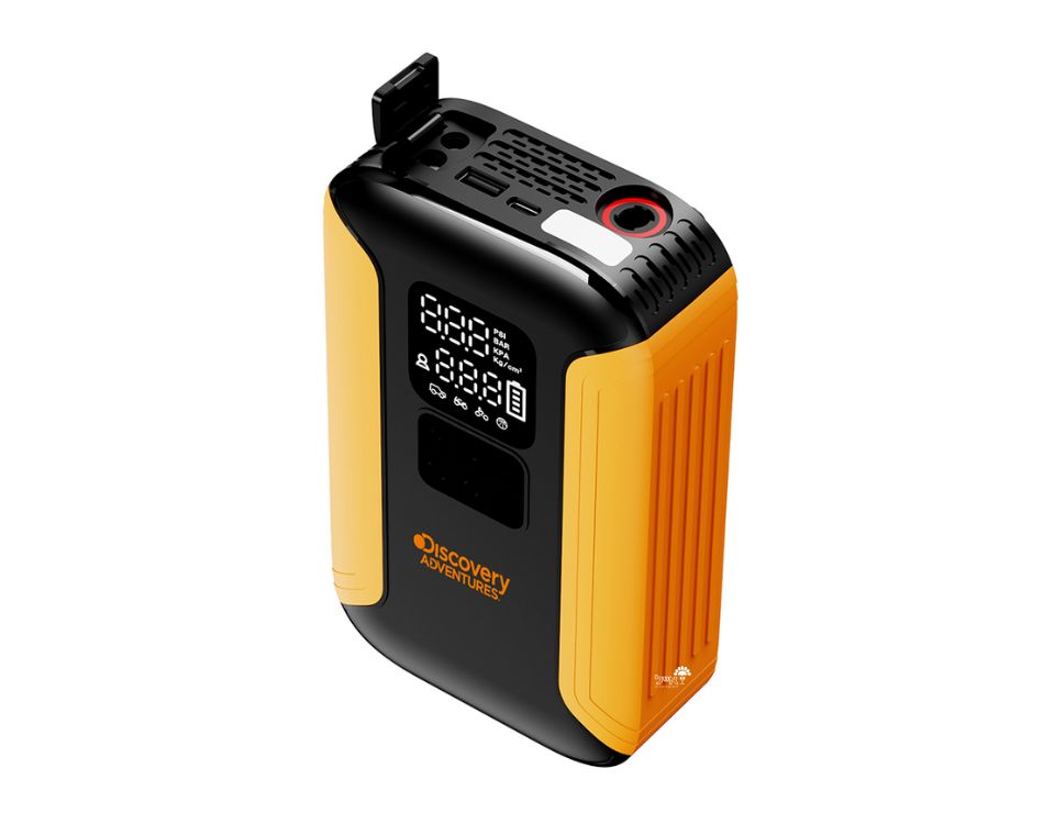 בוסטר התנעה בשילוב משאבה | בנזין עד 6 ליטר | דיזל עד 3.5 ליטר