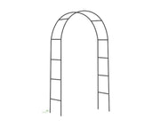 קשת ברזל לטיפוס צמחים | 240X140 | דגם איריס | שחור