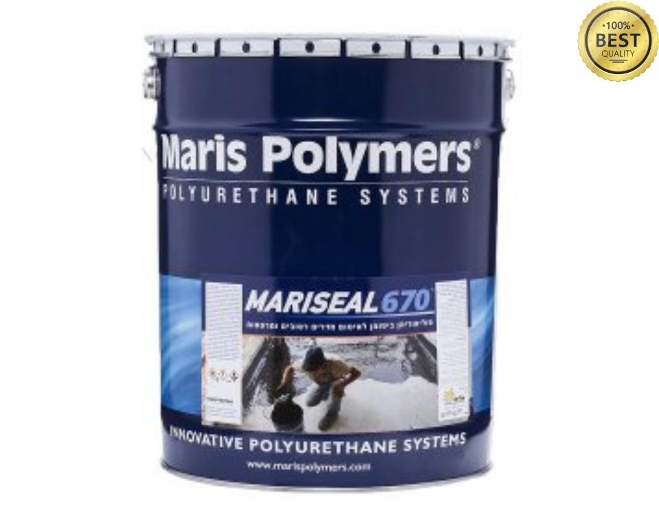 מריס 670 שחור | איטום פוליאוריטני | 6 ק״ג